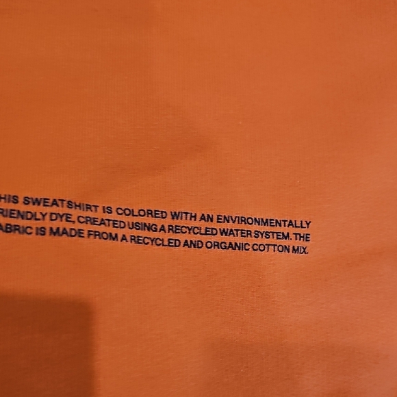 Women's Cozy Crewneck Sweatshirt & Jogger Set - Orange PANGAIA - Picture 5 of 6